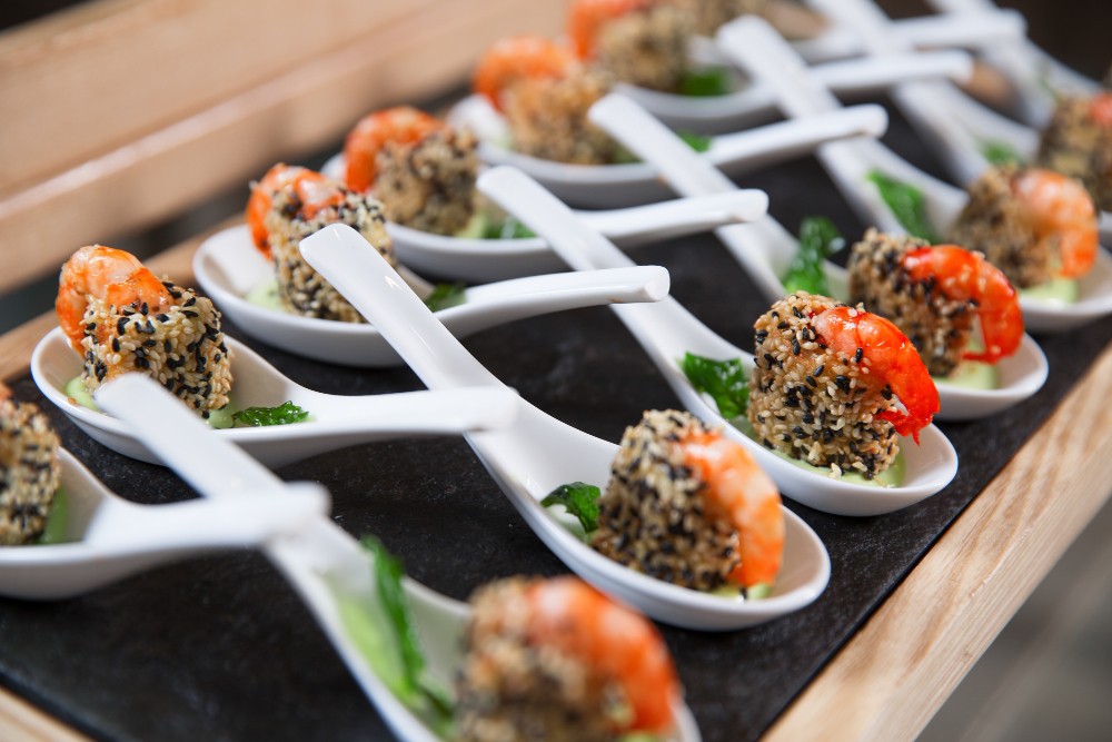 przekąski w stylu one-bite, finger food