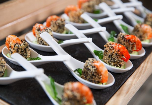 przekąski w stylu one-bite, finger food